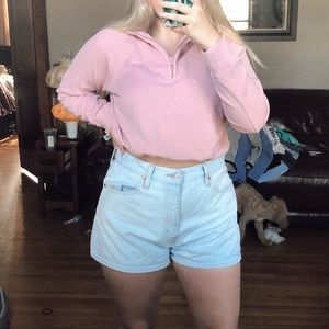 Pacsun cropped quarter-zip